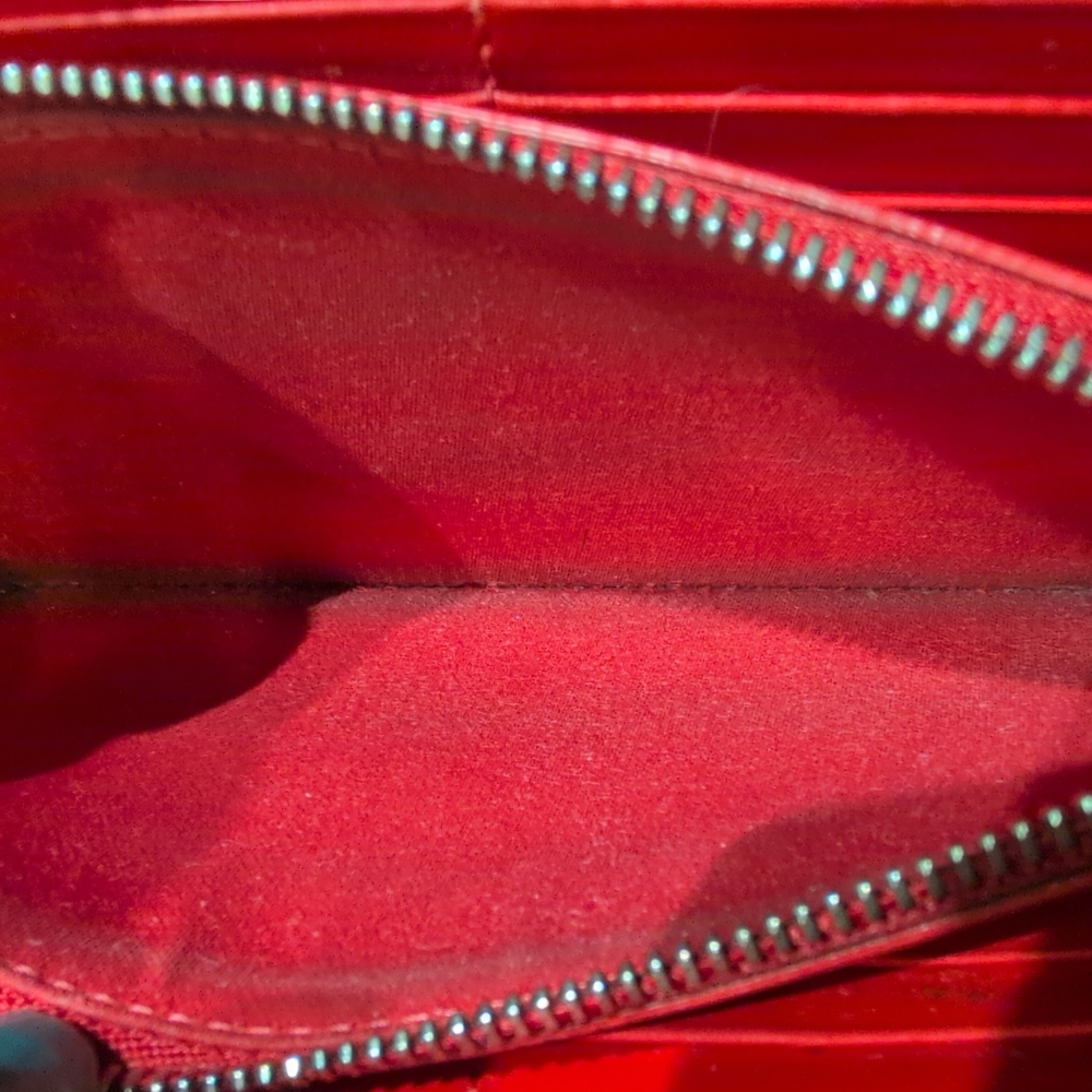 Christian Louboutin Cream Studded Preloved Long Zip Wallet Well Made - Picture 11 of 15